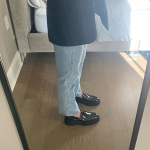 Massimo Dutti Genuine Leather Chunky Loafers